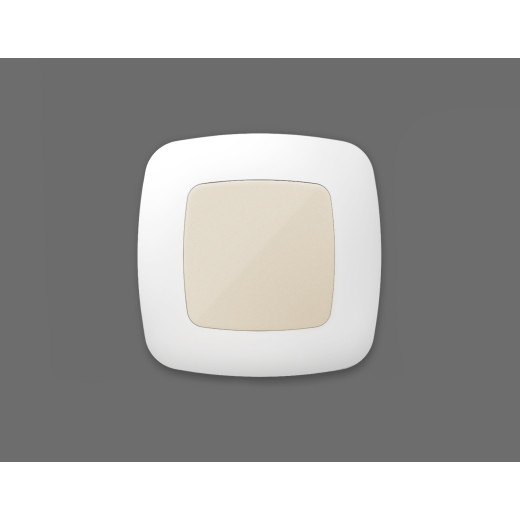 OP3160 Лицевая панель OMEGA (Бежевый глянец) заглушка для суппорта QUANT