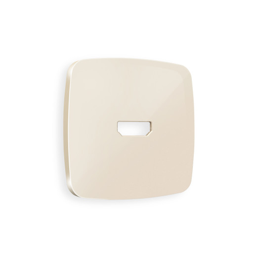 OP3140 Лицевая панель OMEGA (Бежевый глянец) для HDMI розетки QUANT