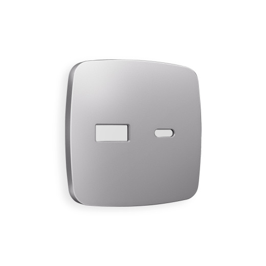 OP5110 Лицевая панель OMEGA (Сталь матовый) для розетки 2USB тип A+C QUANT