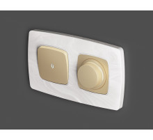 OP6055 Лицевая панель OMEGA (Шампань) для светорегулятора универсального QUANT