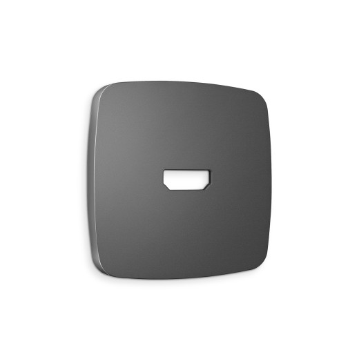 OP6640 Лицевая панель OMEGA (Антрацит серый) для HDMI розетки QUANT