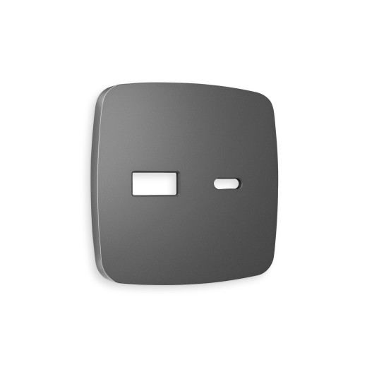 OP6610 Лицевая панель OMEGA (Антрацит серый) для розетки 2USB тип A+C QUANT