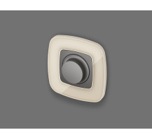 OP6555 Лицевая панель OMEGA (Антрацит серый) для светорегулятора универсального QUANT