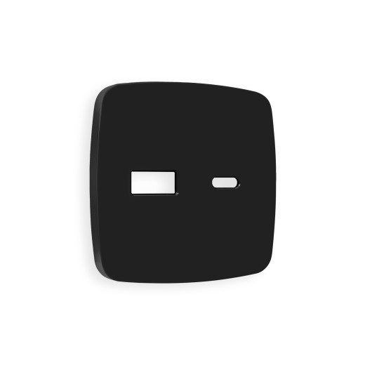 OP8110 Лицевая панель OMEGA (Черный матовый) для розетки 2USB тип A+C QUANT