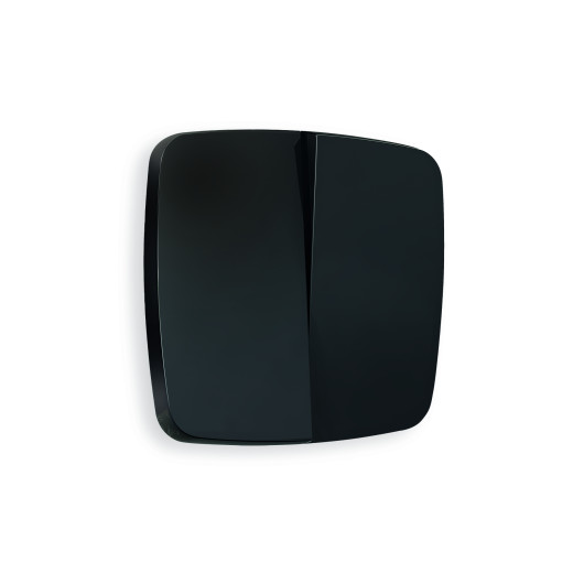 OP8030 Лицевая панель OMEGA (Черный матовый) для 2-кл выключателей QUANT