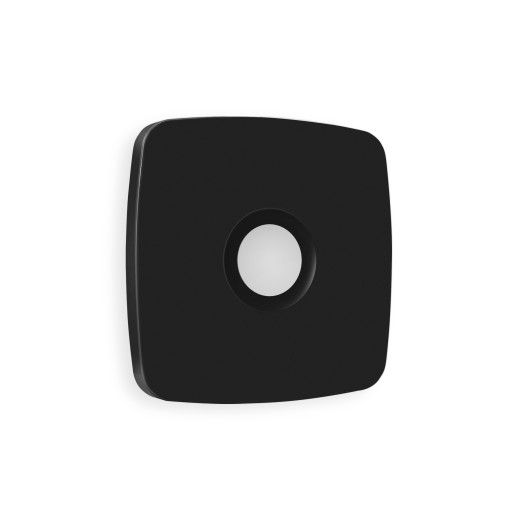 OP8130 Лицевая панель OMEGA (Черный матовый) для TV розетки QUANT