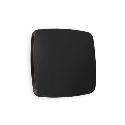 OP8010 Лицевая панель OMEGA (Черный матовый) для 1-кл выключателей QUANT