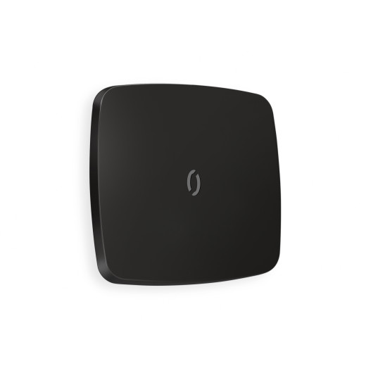 OP8020 Лицевая панель OMEGA (Черный матовый) для 1-кл выключателей с подсветкой QUANT