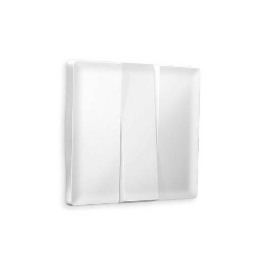 AP1250 Лицевая панель ALFA (Белый матовый) для 3-кл выключателей QUANT