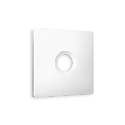 AP1330 Лицевая панель ALFA (Белый матовый) для TV розетки QUANT