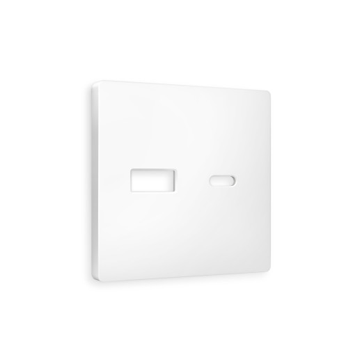 AP1310 Лицевая панель ALFA (Белый матовый) для розетки 2USB A+C QUANT