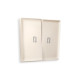 AP3240 Лицевая панель ALFA (Бежевый матовый) для 2-кл выключателей с подсветкой QUANT