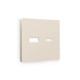 AP3310 Лицевая панель ALFA (Бежевый матовый) для розетки 2USB A+C QUANT