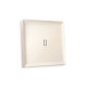 AP3220 Лицевая панель ALFA (Бежевый матовый) для 1-кл  выключателей с подсветкой QUANT