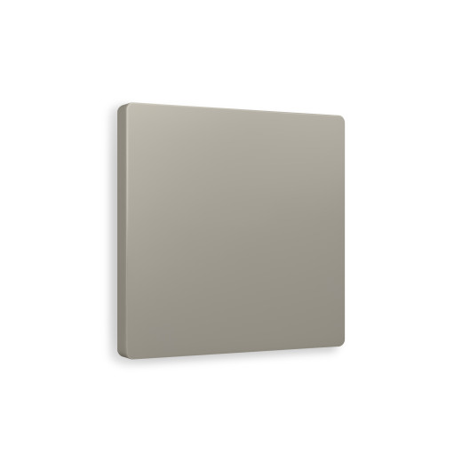 AP3760 Лицевая панель ALFA (Серо-бежевый матовый) заглушка для суппорта QUANT