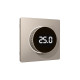 AP3658 Лицевая панель ALFA (Серо-бежевый матовый) для терморегулятора теплого пола с цифровым дисплеем QUANT
