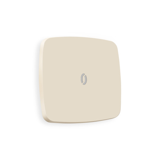 OP3220 Лицевая панель OMEGA (Бежевый матовый) для 1-кл  выключателей с подсветкой QUANT