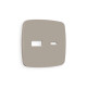 OP3710 Лицевая панель OMEGA (Серо-бежевый матовый) для розетки 2USB A+C QUANT