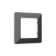 AF110801 Рамка ALFA Line (Графит Мягкое касание) 1-ая