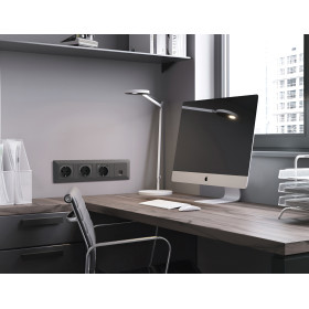 AF110801 Рамка ALFA Line (Графит Мягкое касание) 1-ая