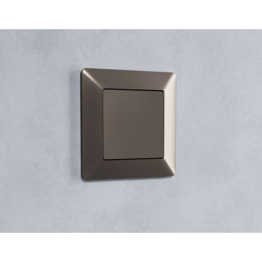 AF110631 Рамка ALFA Line (Темная бронза матовый) 1-ая