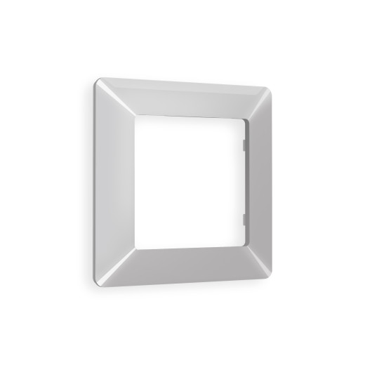 AF110401 Рамка ALFA Line (Серебро глянец) 1-ая