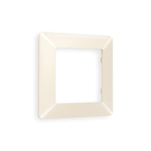 AF110301 Рамка ALFA Line (Бежевый глянец) 1-ая