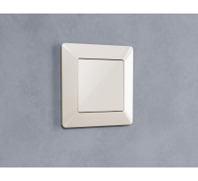 AF110301 Рамка ALFA Line (Бежевый глянец) 1-ая