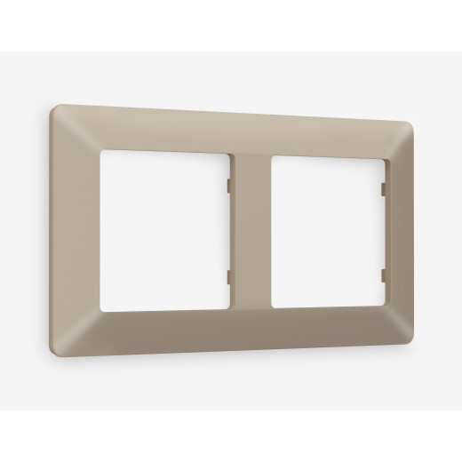 AF110362 Рамка ALFA Line (Серо-бежевый матовый) 2-ая