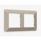 AF110362 Рамка ALFA Line (Серо-бежевый матовый) 2-ая
