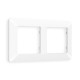 AF110122 Рамка ALFA Line (Белый матовый) 2-ая