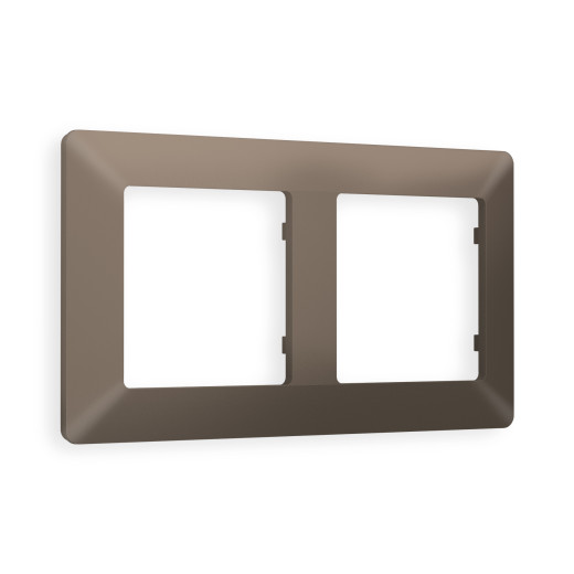 AF110632 Рамка ALFA Line (Темная бронза матовый) 2-ая