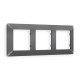 AF110653 Рамка ALFA Line (Антрацит серый) 3-ая