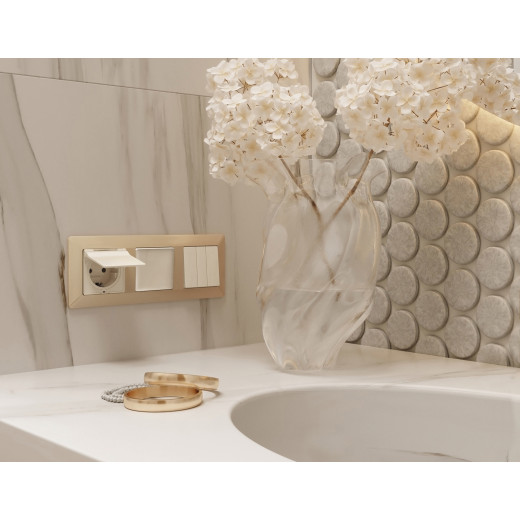 AF110603 Рамка ALFA Line (Шампань) 3-ая