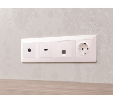 AF110204 Рамка ALFA Line (Жемчуг) 4-ая