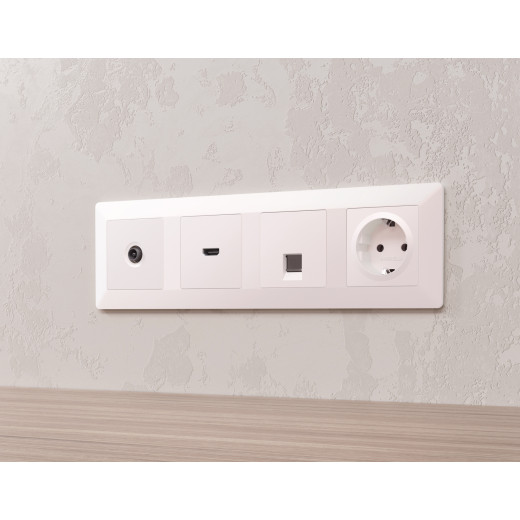 AF110204 Рамка ALFA Line (Жемчуг) 4-ая