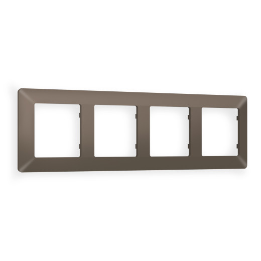AF110634 Рамка ALFA Line (Темная бронза матовый) 4-ая