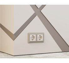 AF110364 Рамка ALFA Line (Серо-бежевый матовый) 4-ая