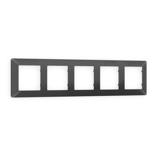 AF110805 Рамка ALFA Line (Графит Мягкое касание) 5-ая