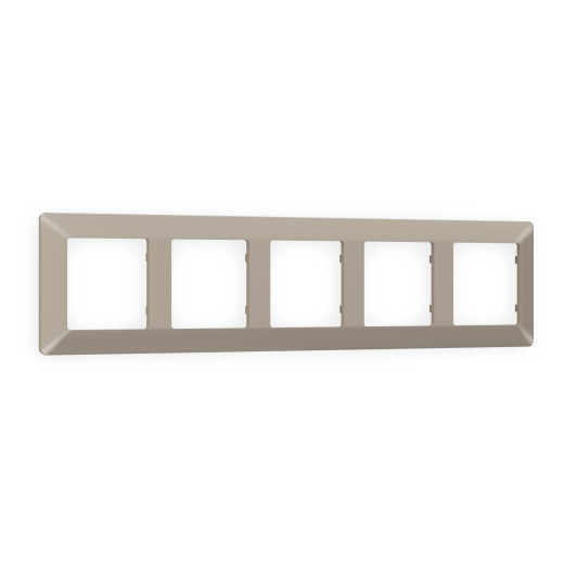 AF110365 Рамка ALFA Line (Серо-бежевый матовый) 5-ая