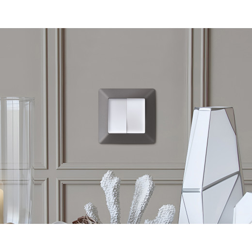 AF110655 Рамка ALFA Line (Антрацит серый) 5-ая