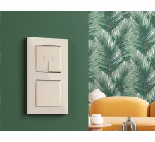 AF220331 Рамка ALFA Techno (Бежевый матовый) 1-ая