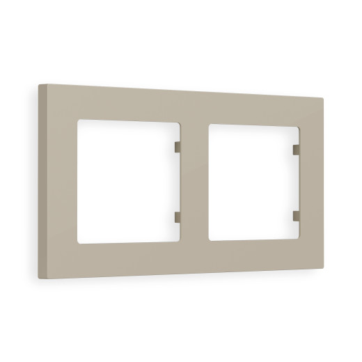 AF220362 Рамка ALFA Techno (Серо-бежевый матовый) 2-ая