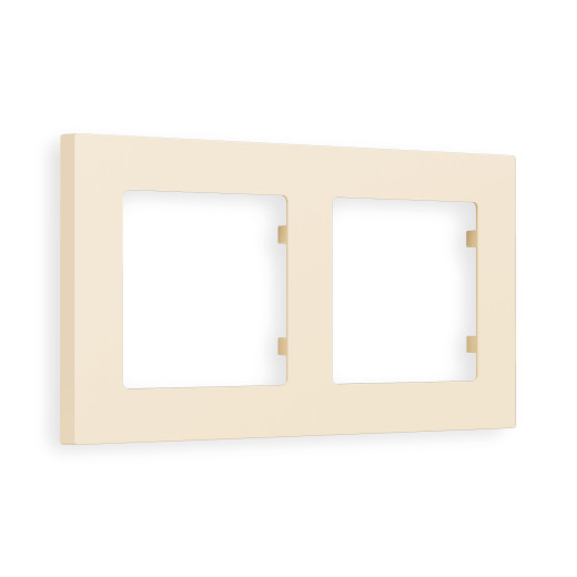 AF220332 Рамка ALFA Techno (Бежевый матовый) 2-ая