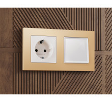 AF220602 Рамка ALFA Techno (Шампань) 2-ая