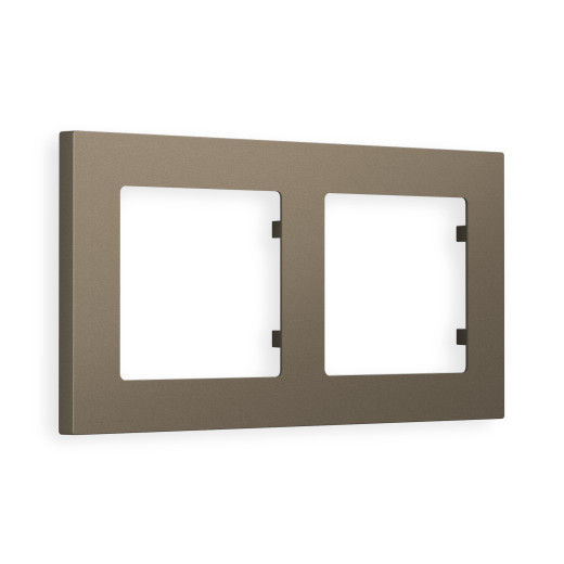 AF220632 Рамка ALFA Techno (Темная бронза матовый) 2-ая