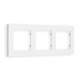 AF220123 Рамка ALFA Techno (Белый матовый) 3-ая