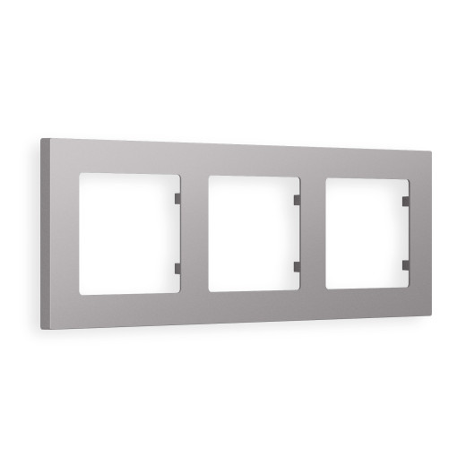 AF220503 Рамка ALFA Techno (Сталь матовый) 3-ая