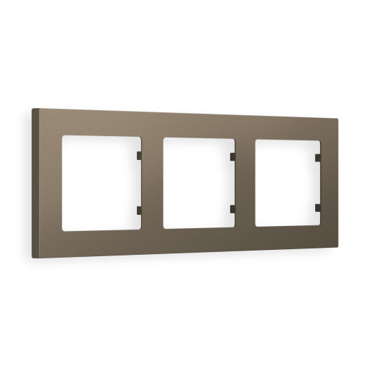 AF220633 Рамка ALFA Techno (Темная бронза матовый) 3-ая