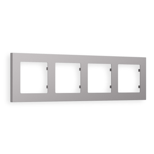 AF220504 Рамка ALFA Techno (Сталь матовый) 4-ая